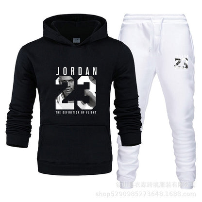 Unisex Jordan 23 Tracksuit Sweatshirt Men & Women Tracksuit Fleece Hoodie Sweater & Pants Jogging Homme Pullover 3XL Sporting Suit