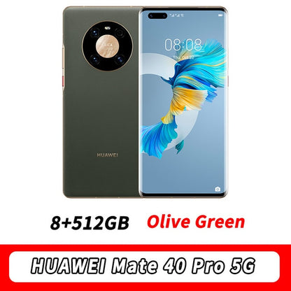 STOCK HUAWEI Mate 40 Pro 5G MobilePhone 6.76‘’ 90Hz OLED Kirin 9000 Octa Core 5nm crafts EMUI 11 Reverse Charge Wi-Fi 6+ NFC