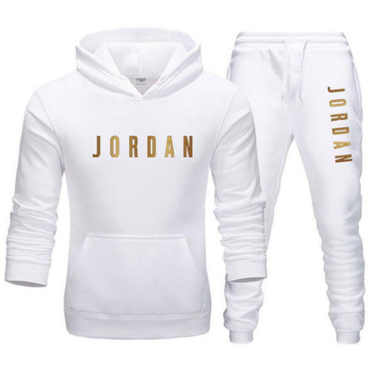 Men's Jordan 23 letter suit brand sportswear sportswear suit men's sports Hoodie + pants suit casual sportswear men's Hoodie