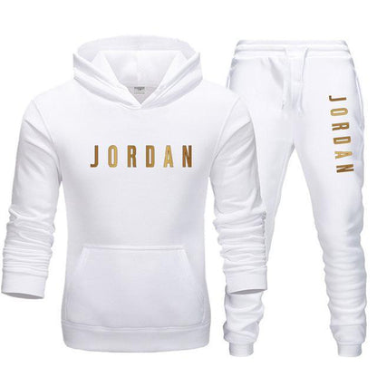 Men's Jordan 23 letter suit brand sportswear sportswear suit men's sports Hoodie + pants suit casual sportswear men's Hoodie