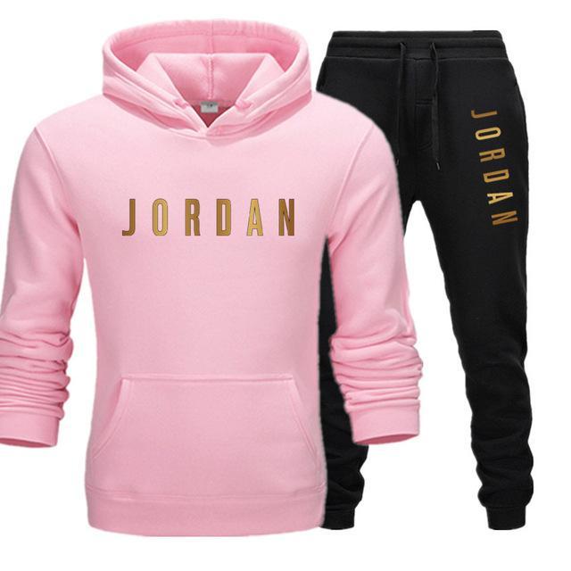 Men's Jordan 23 letter suit brand sportswear sportswear suit men's sports Hoodie + pants suit casual sportswear men's Hoodie