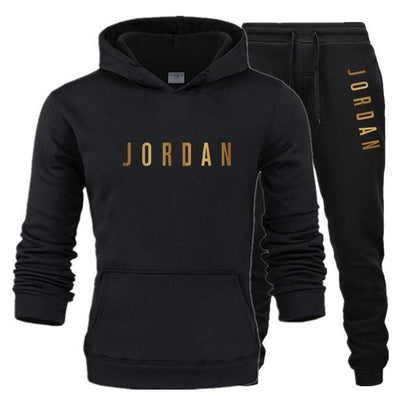 Men's Jordan 23 letter suit brand sportswear sportswear suit men's sports Hoodie + pants suit casual sportswear men's Hoodie