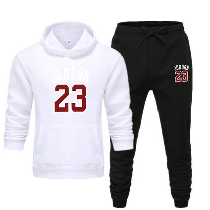 Men's Jordan 23 Tracksuit Sweatshirt Suit Fleece Hoodie Sweater & Pants Jogging Homme Pullover 3XL Sporting Suit