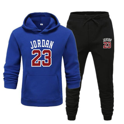 Men's Jordan 23 Tracksuit Sweatshirt Suit Fleece Hoodie Sweater & Pants Jogging Homme Pullover 3XL Sporting Suit