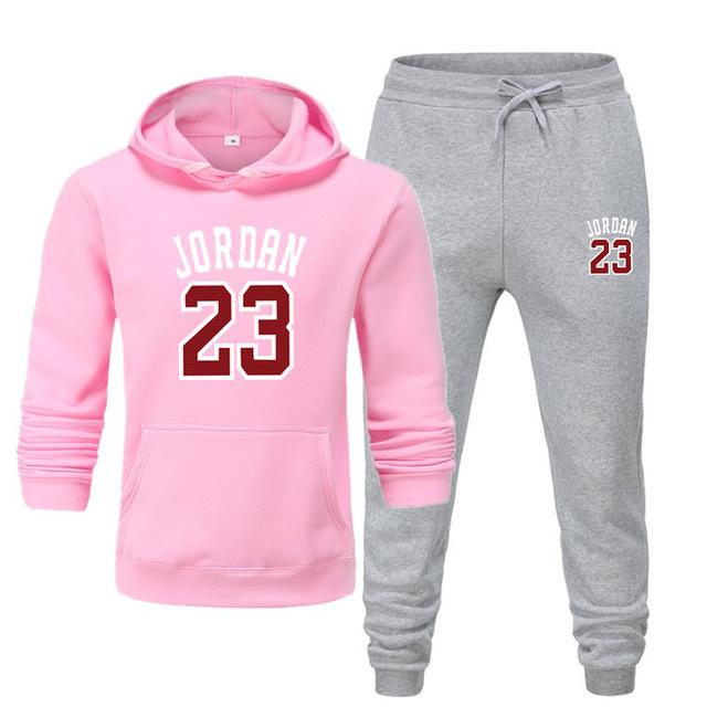 Men's Jordan 23 Tracksuit Sweatshirt Suit Fleece Hoodie Sweater & Pants Jogging Homme Pullover 3XL Sporting Suit