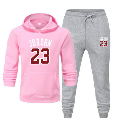 Men's Jordan 23 Tracksuit Sweatshirt Suit Fleece Hoodie Sweater & Pants Jogging Homme Pullover 3XL Sporting Suit