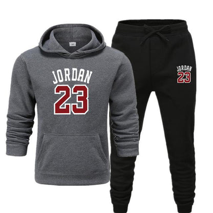 Men's Jordan 23 Tracksuit Sweatshirt Suit Fleece Hoodie Sweater & Pants Jogging Homme Pullover 3XL Sporting Suit
