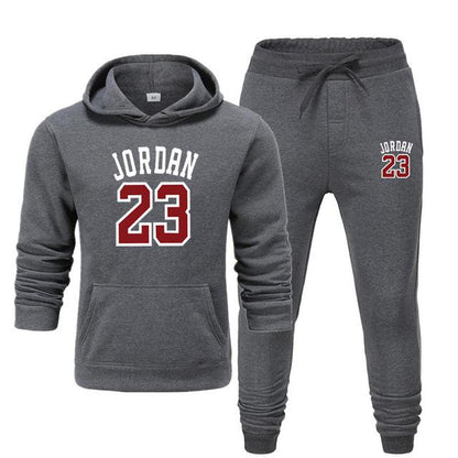 Men's Jordan 23 Tracksuit Sweatshirt Suit Fleece Hoodie Sweater & Pants Jogging Homme Pullover 3XL Sporting Suit
