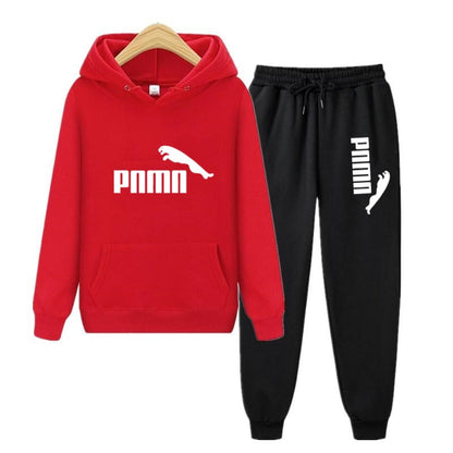 Unisex Hoodie & Pants Set Autumn Winter Men's and Women's Tracksuit Sportswear 2-piece Hoodie Sweater & Pants Jogging Fitness Sportswear