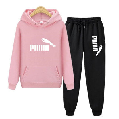 Unisex Hoodie & Pants Set Autumn Winter Men's and Women's Tracksuit Sportswear 2-piece Hoodie Sweater & Pants Jogging Fitness Sportswear