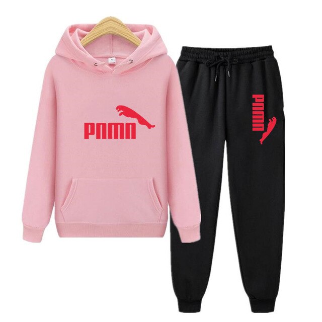 Unisex Hoodie & Pants Set Autumn Winter Men's and Women's Tracksuit Sportswear 2-piece Hoodie Sweater & Pants Jogging Fitness Sportswear