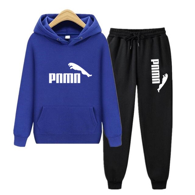 Unisex Hoodie & Pants Set Autumn Winter Men's and Women's Tracksuit Sportswear 2-piece Hoodie Sweater & Pants Jogging Fitness Sportswear