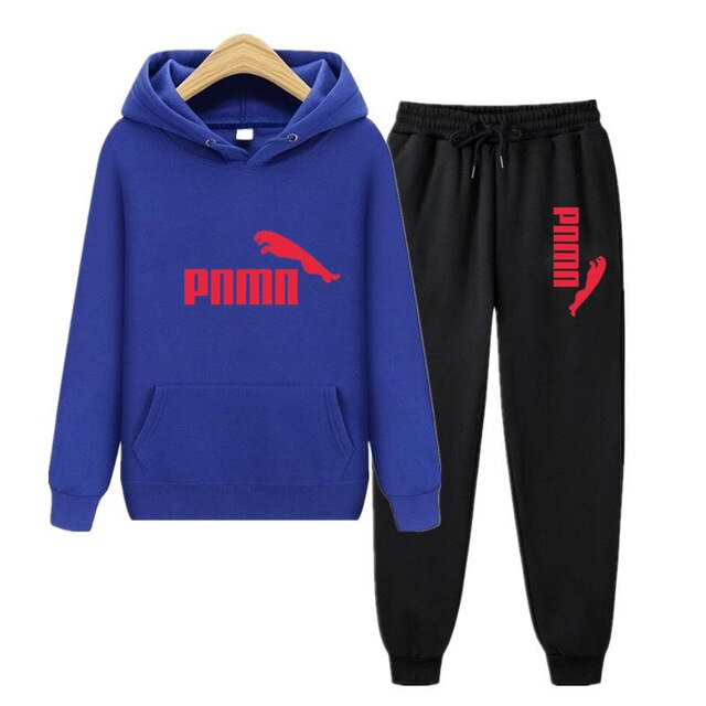 Unisex Hoodie & Pants Set Autumn Winter Men's and Women's Tracksuit Sportswear 2-piece Hoodie Sweater & Pants Jogging Fitness Sportswear