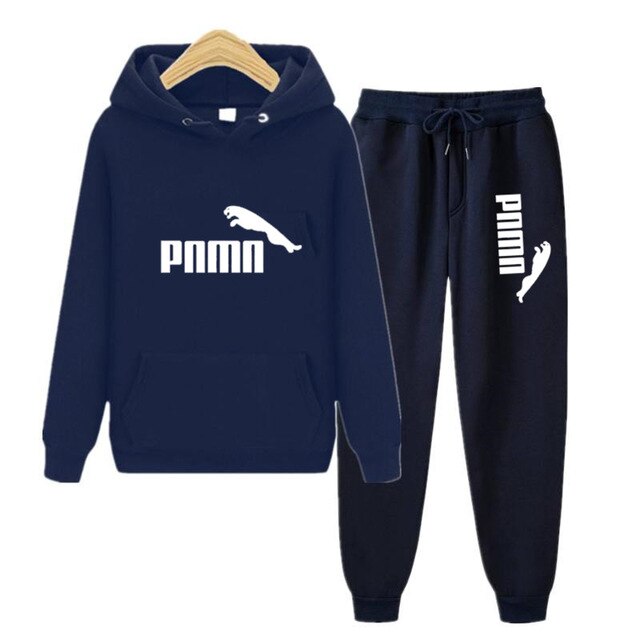 Unisex Hoodie & Pants Set Autumn Winter Men's and Women's Tracksuit Sportswear 2-piece Hoodie Sweater & Pants Jogging Fitness Sportswear