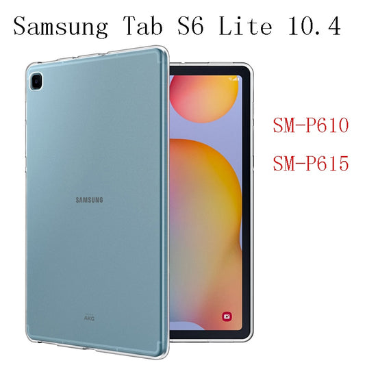 Tablet Case For Samsung Tab S6 Lite 10.4 2020 Transparent Silicone Protective Tablet Airbag Cover Case For SM-P610 SM-P615