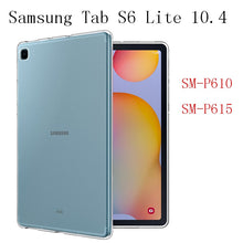 Load image into Gallery viewer, Tablet Case For Samsung Tab S6 Lite 10.4 2020 Transparent Silicone Protective Tablet Airbag Cover Case For SM-P610 SM-P615
