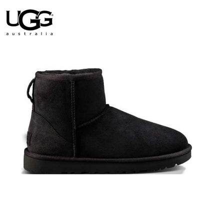 Original UGG Boots Middle boots Short plush Fur Lined Women Short Ankle Winter Suede Snow Boots Tassels Warm Shoes Class