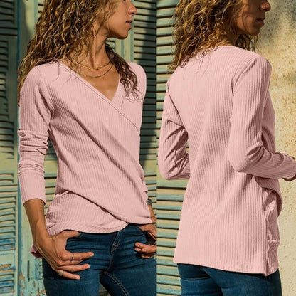 Womens Tshirts Casual New Arrival 2020 Spring New Women's T-shirt Undershirt Women's Long-sleeved T-shirt Women's Tops