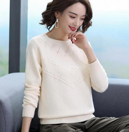 Ladies Loose Sweater Women's  Sweater Long sleeve