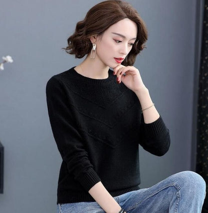 Ladies Loose Sweater Women's  Sweater Long sleeve