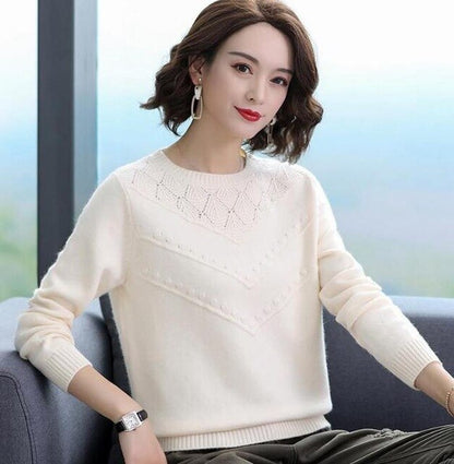 Ladies Loose Sweater Women's  Sweater Long sleeve