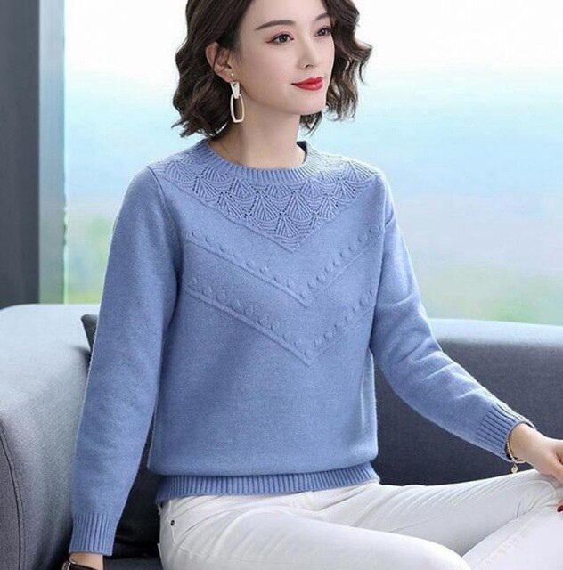 Ladies Loose Sweater Women's  Sweater Long sleeve