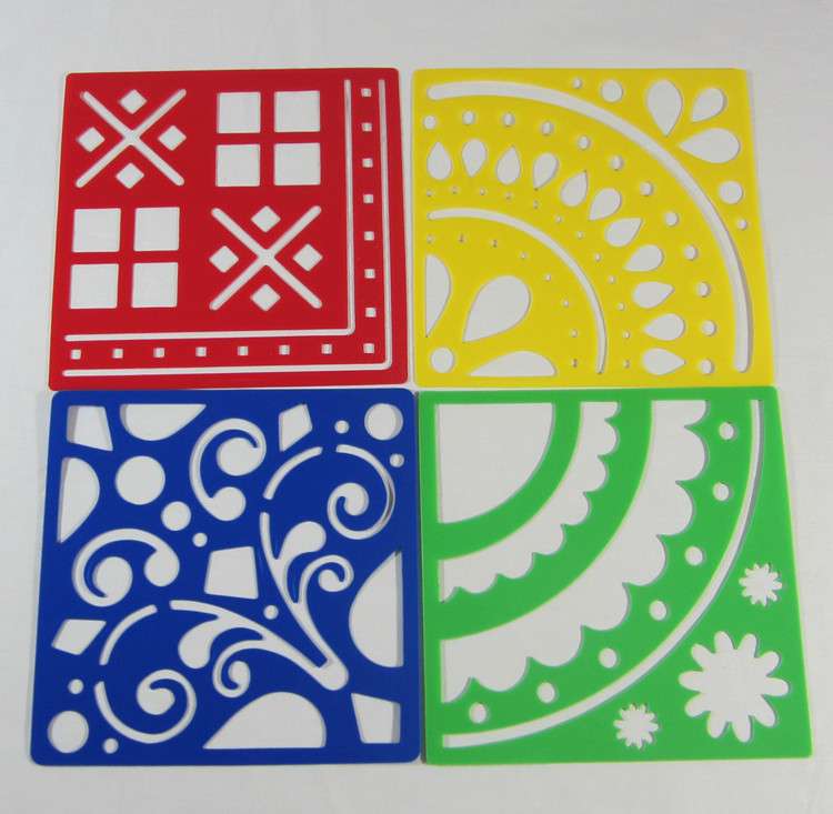 Children Puzzle Early Painting Drawing Board Sketchpad Toy Geometric Shapes Stationery Template Tools Plastic Top Fashion 2020