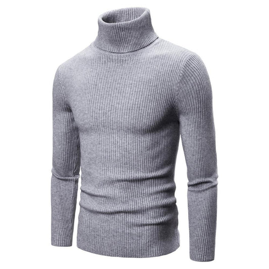 New Autumn Winter Men'S Sweater Solid Color Casual Sweater