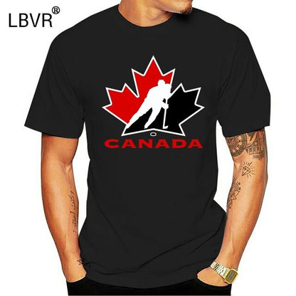 CANADA Ice Hockey Team T-Shirt Cotton Unisex Men Women