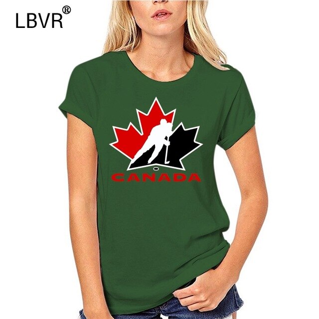 CANADA Ice Hockey Team T-Shirt Cotton Unisex Men Women