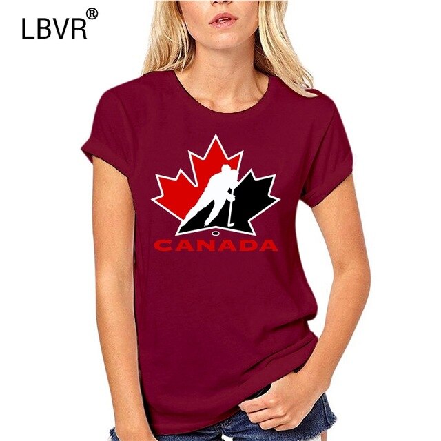 CANADA Ice Hockey Team T-Shirt Cotton Unisex Men Women