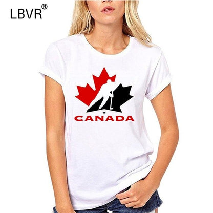 CANADA Ice Hockey Team T-Shirt Cotton Unisex Men Women