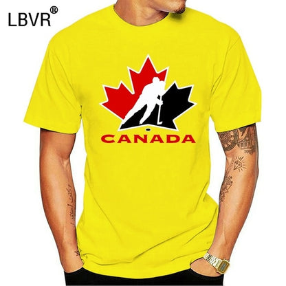 CANADA Ice Hockey Team T-Shirt Cotton Unisex Men Women