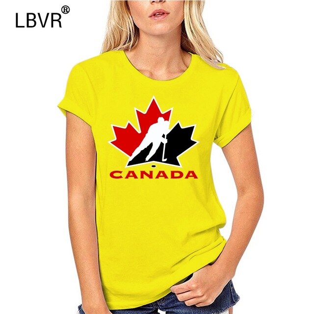 CANADA Ice Hockey Team T-Shirt Cotton Unisex Men Women