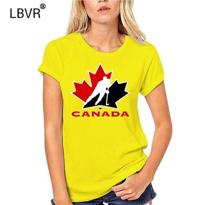 CANADA Ice Hockey Team T-Shirt Cotton Unisex Men Women