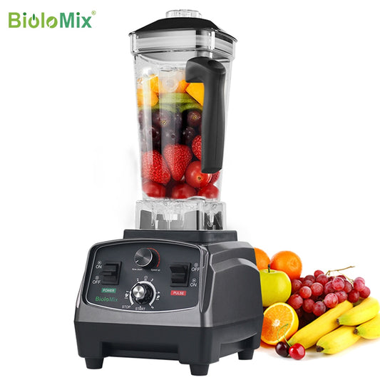 3HP 2200W Heavy Duty Commercial Grade Automatic Timer Blender Mixer Juicer Fruit Food Processor Ice Smoothies BPA Free 2L Jar