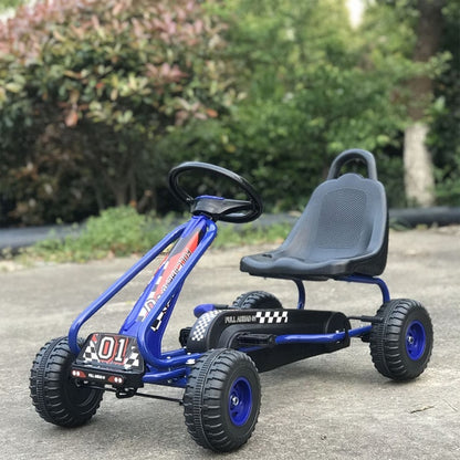 Children's Go-Kart Four-Wheel Bicycle Men and Women Baby Children Can Sit Sports Racing Fitness Children's Toy Car Children bike