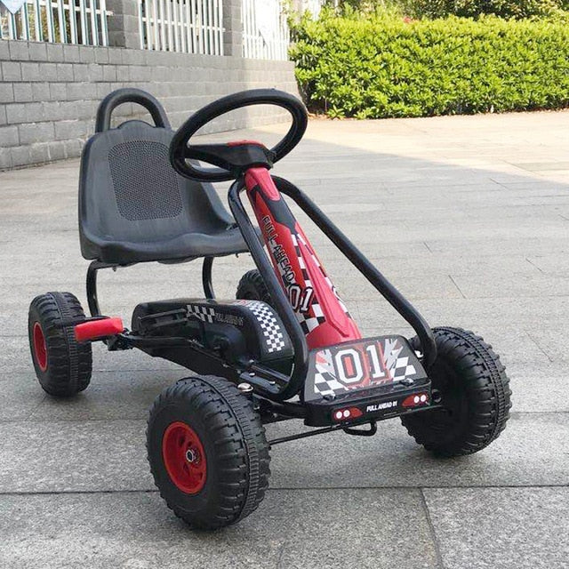 Children's Go-Kart Four-Wheel Bicycle Men and Women Baby Children Can Sit Sports Racing Fitness Children's Toy Car Children bike