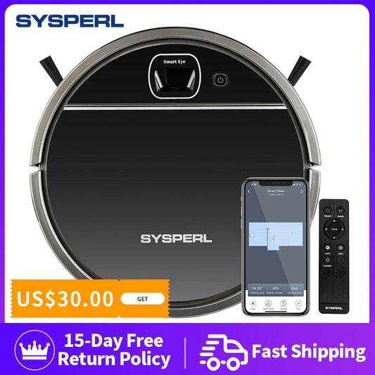 Sysperl Vision Navigation Robot Vacuum Cleaner for Home Aspirateur Auto Charge Vacum/Vaccum Cleaners Robots V50 Camera robots
