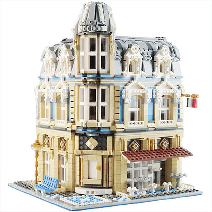 Architecture Building Blocks Creator Expert Technic City Street view kits European Houses Bricks Kids toys for children Gifts