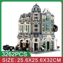 将图片加载到图库查看器，Architecture Building Blocks Creator Expert Technic City Street view kits European Houses Bricks Kids toys for children Gifts
