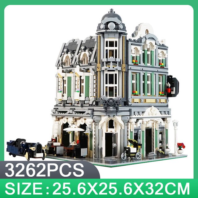 Building Toys Series Compatible Bricks Assembly City Square Set Architecture Model MOC Building Blocks Kids Toys Christmas Gift