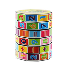 将图片加载到图库查看器，Kindergarten toys gift cylindrical building blocks digital puzzle baby toys children toys rubix cube educational toysmagic cube
