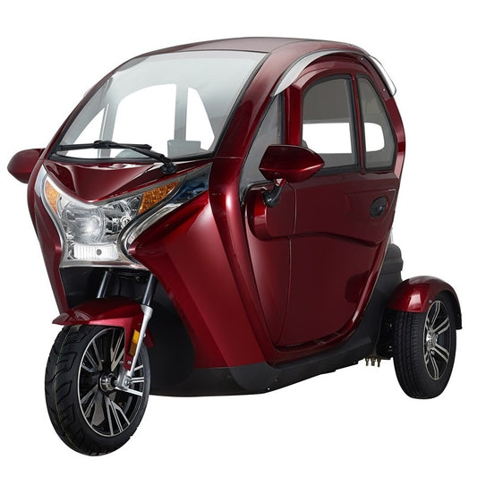 New design EEC Approval 1000w Power Adult 3 Wheel Electric Motorized Tricycle Passenger Car
