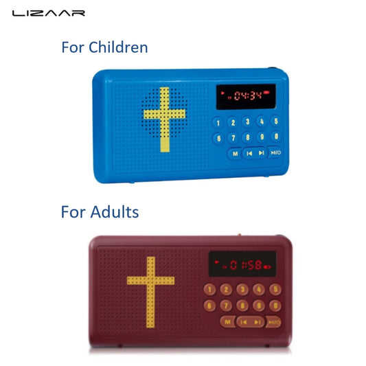 Bible Audio Player Electronic Talking Audio Bible Player King James Version KJV as Seen on TV Rechargeable Wonder Bible Player