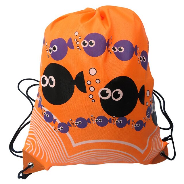 Double Layer Drawstring Gym Waterproof Backpacks Swimming Sports Beach Bag Travel Portable Fold Mini Shoulder Bags