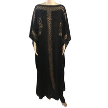 将图片加载到图库查看器，Women&#39;s Tilapia Long Summer Plus Size African Style Dress Dolid Loose Cloak Short Sleeve Gown
