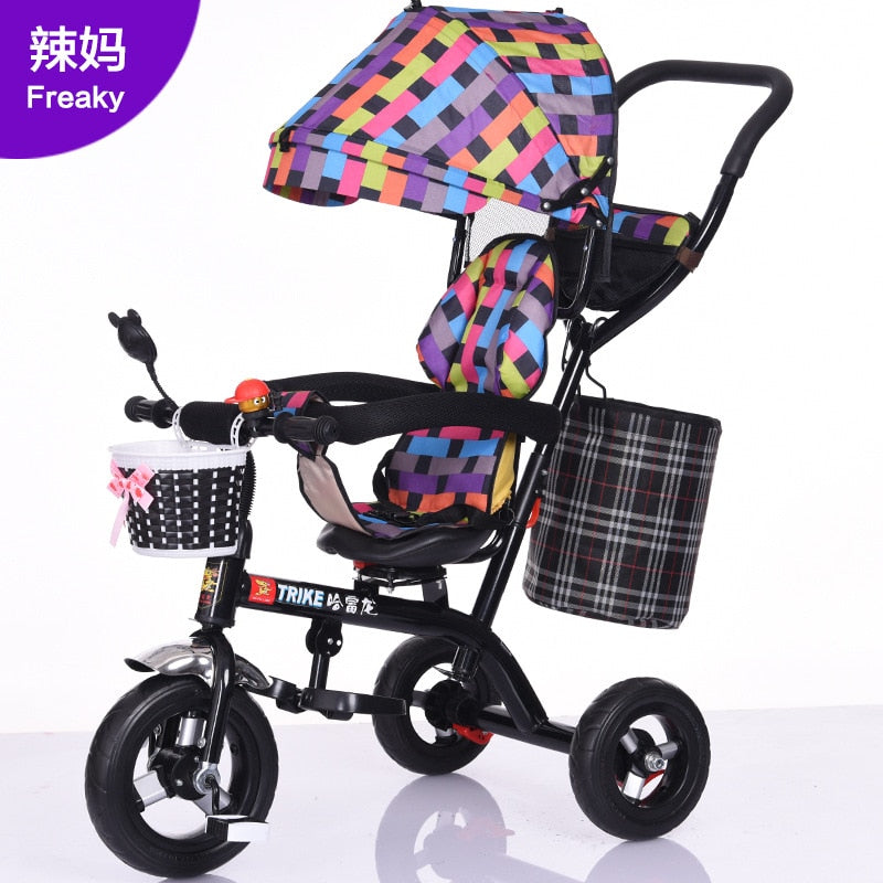 triciclo infantil Children's Tricycle Bicycle Child Light Portable Baby Three Wheels Stroller  Kids Ride on Toys Toddler Bike