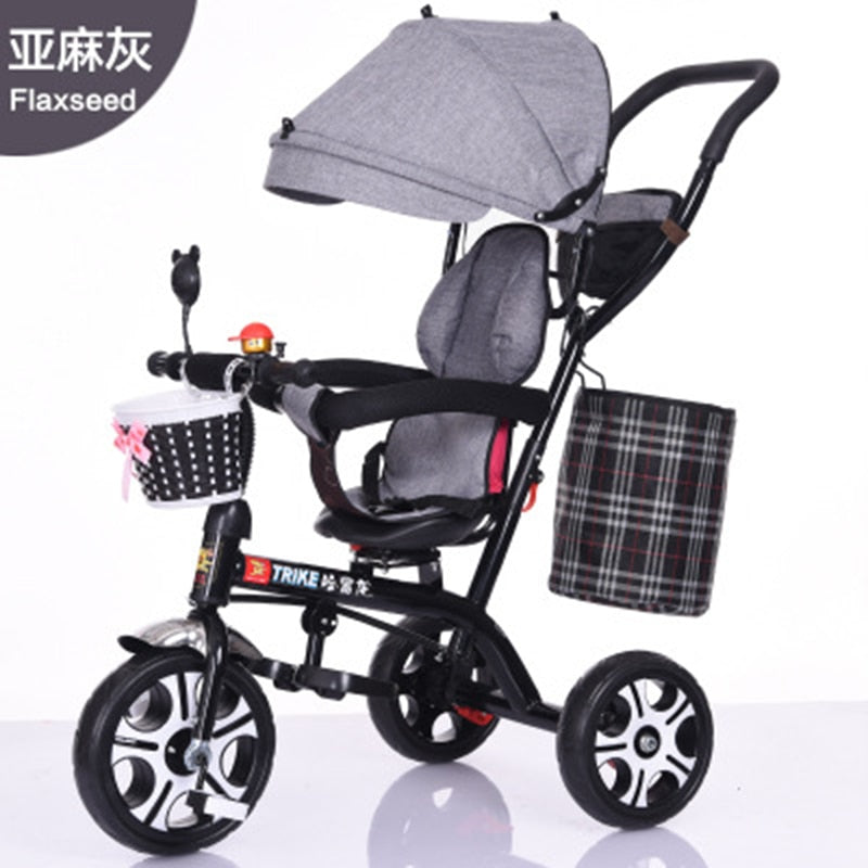triciclo infantil Children's Tricycle Bicycle Child Light Portable Baby Three Wheels Stroller  Kids Ride on Toys Toddler Bike