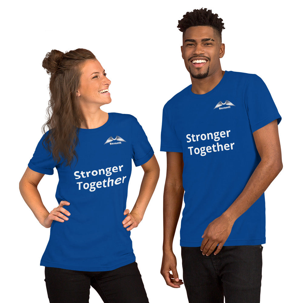 Short-Sleeve Unisex T-shirt: Stronger Together